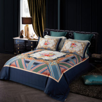 长绒棉六件套-莫里斯庄园（青）L180cm