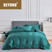 长绒棉贡缎四件套-宝石绿 