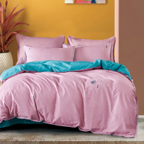 全棉净暖柔磨毛四件套-蔓栀