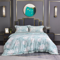 莱赛尔天丝床单四件套-蝶岚