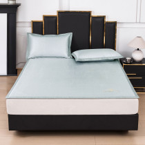 高精密冰丝席三件套-维亚（松绿）