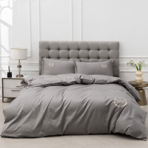 星耀长绒棉四件套(云灰)