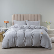 牛奶绒保暖四件套-如愿(灰)