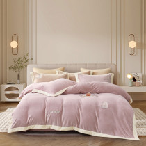 太空速暖绒保暖四件套-梦里花