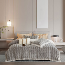 太空速暖绒保暖四件套-晨汐